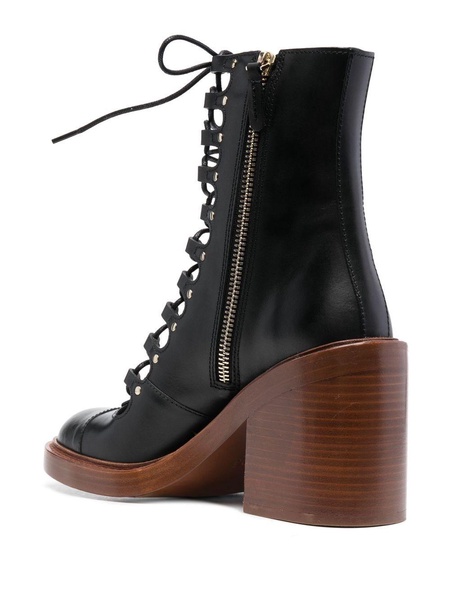 lace-up 100mm boots