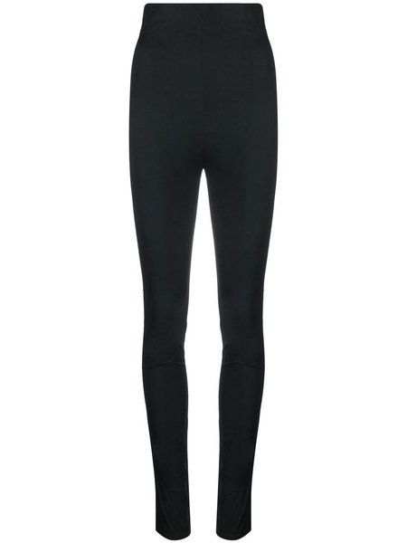 high-waisted skinny trousers