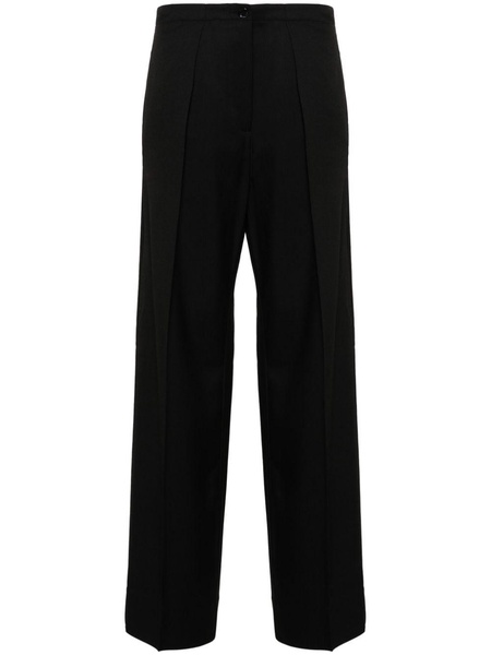 wide-leg tailored trousers