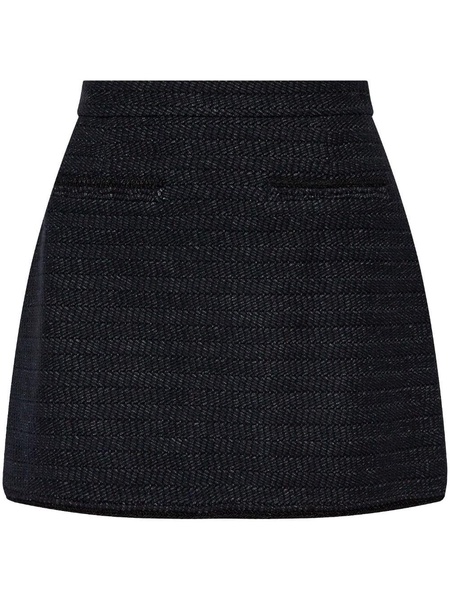 tweed mini skirt