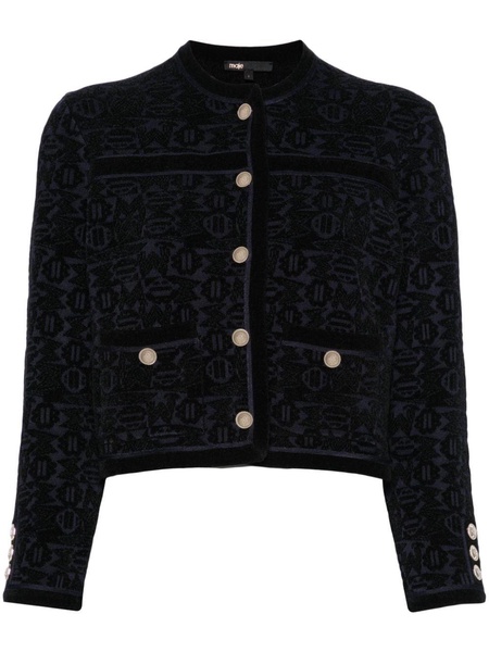 velvet knit cardigan