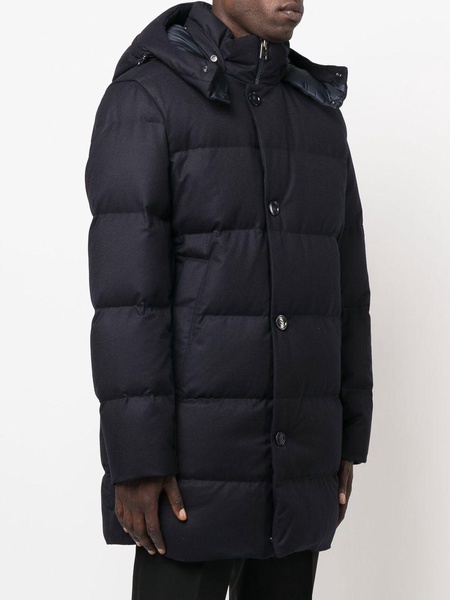 quilted down parka coat