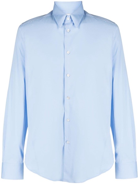 long-sleeve poplin shirt