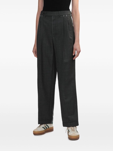 virgin wool trousers