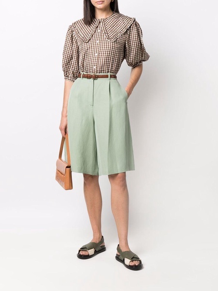 wide-leg Bermuda shorts