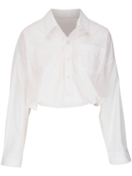 cropped cotton shirt