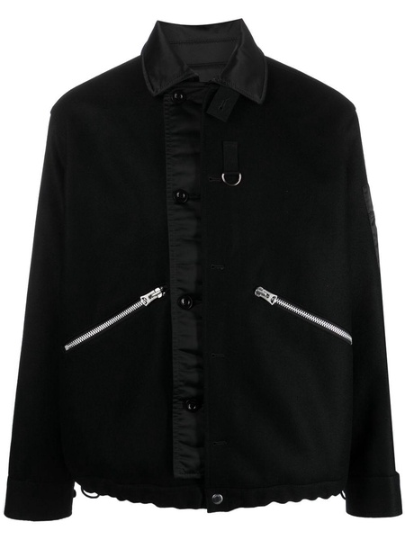 wool Melton blouson jacket