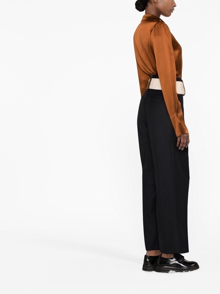 straight-leg cropped trousers  