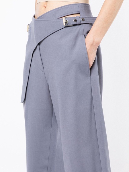 belted saddle trousers