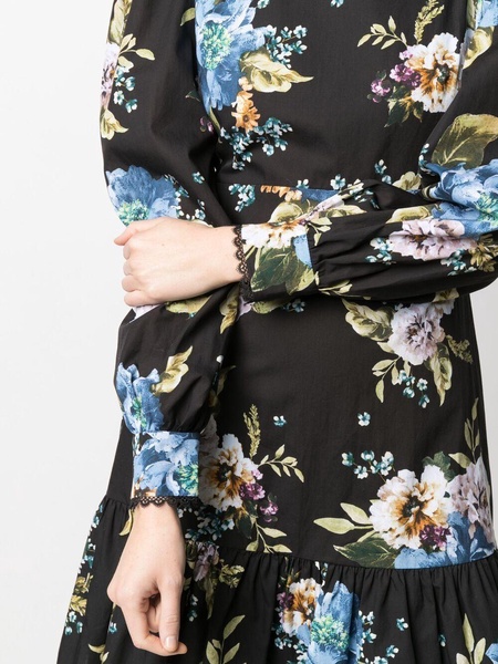 Rydal floral-print poplin dress