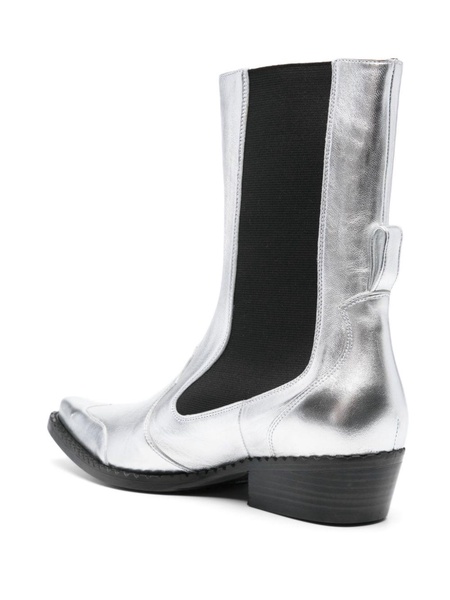 Otis 40mm metallic-finish boots