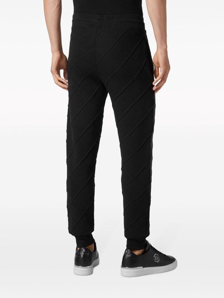 logo-appliqué quilted track pants