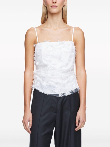 The Nadine frayed top 