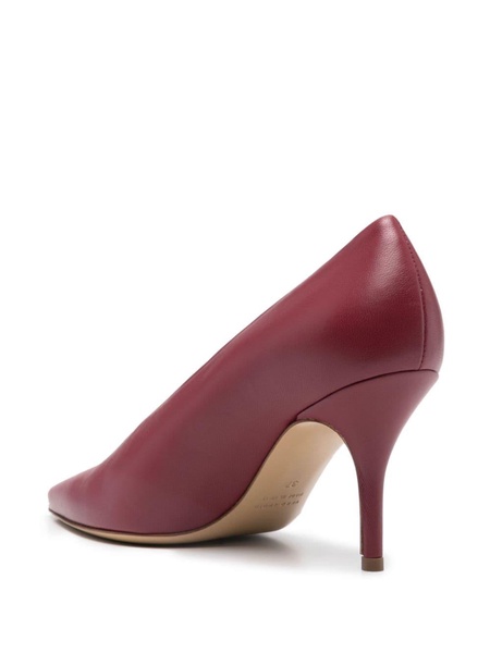 80mm leather pumps