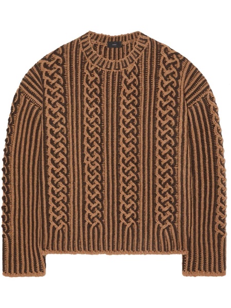 Riding the Waves cable-knit jumper