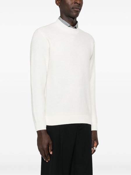 crew-neck virgin wool jumper