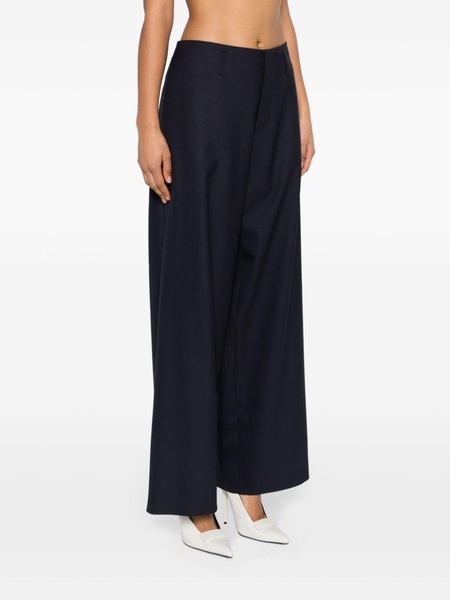 low-rise palazzo pants