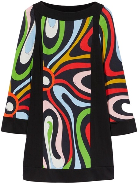 Marmo-print mini dress