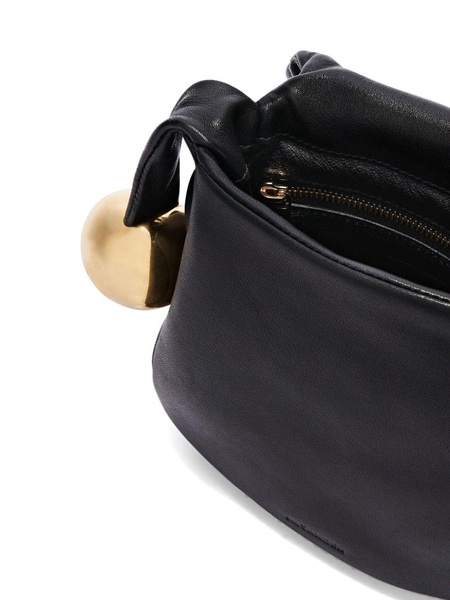 ball top handle leather mini bag