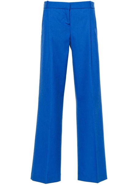 wool straight-leg trousers