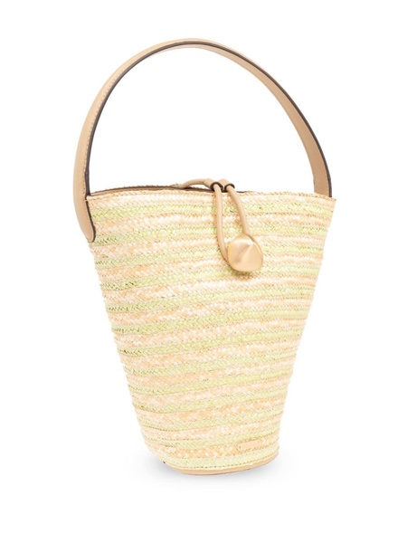 Freedie striped bucket shoulder bag