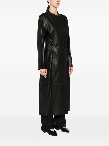 ´Sirrena leather coat