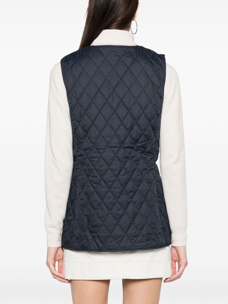 x GANNI diamond-quilted gilet