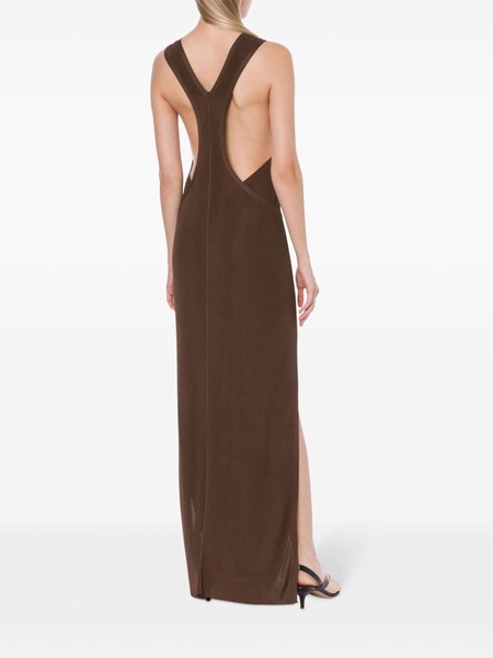 layered racerback maxi dress 