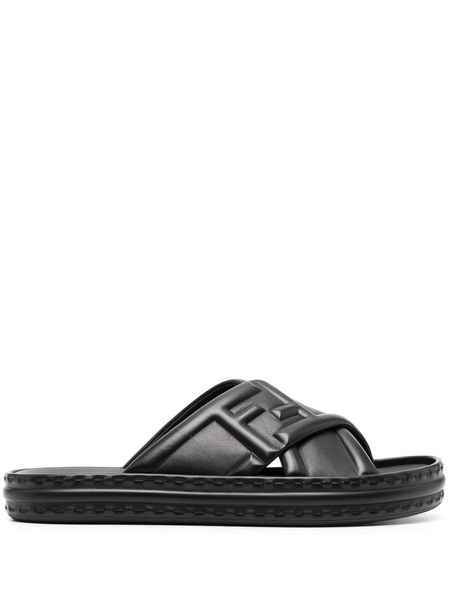 FF logo-embossed slide sandals