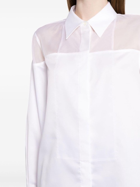 poplin tuxedo shirt 