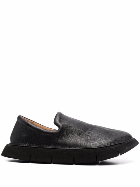 slip-on leather loafers