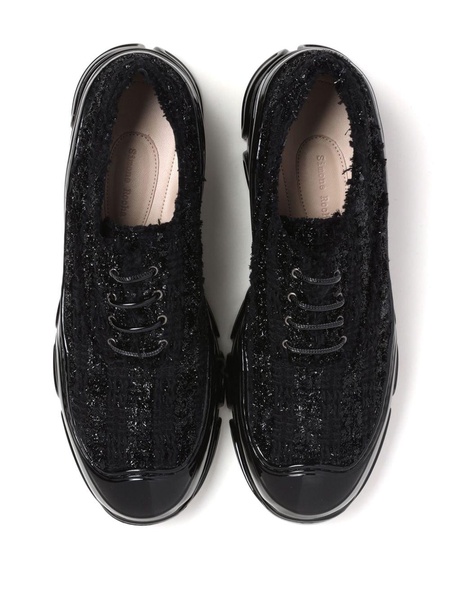 tweed low-top sneakers