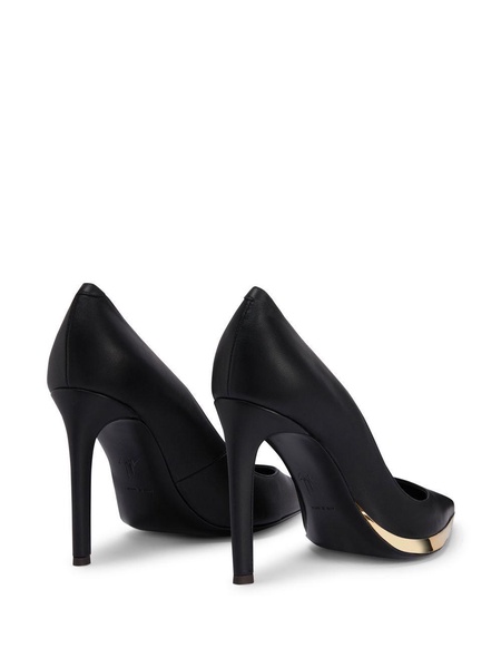 Virgyn 105mm leather pumps