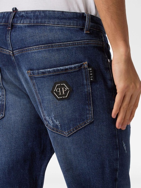 Detroit mid-rise straight-leg jeans