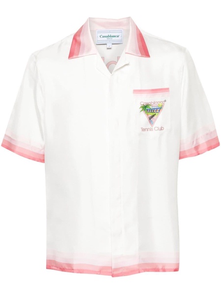 Tennis Club Icon silk shirt