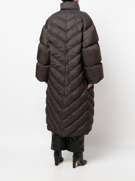 padded oversized coat