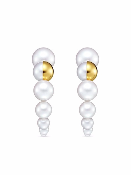 18kt yellow gold M/G TASAKI Shell freshwater pearl earrings