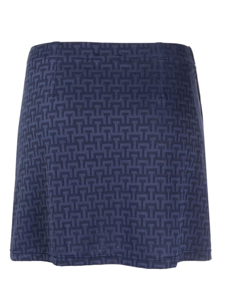 monogram-jacquard high-waisted skorts