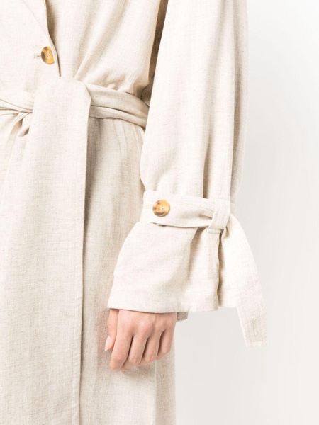 Alanise double-breasted trench coat