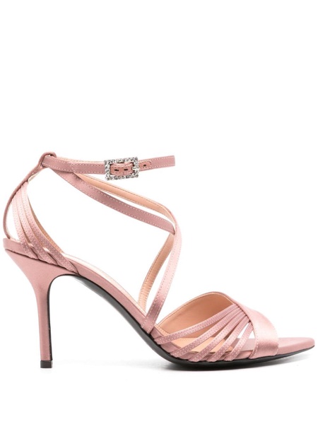 85mm satin sandals