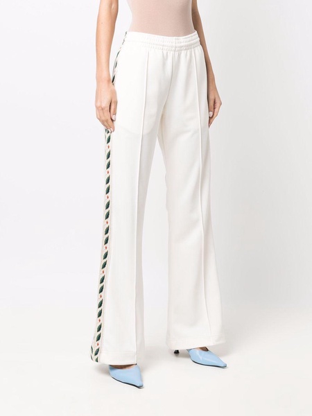 Laurel pattern-trimmed trousers