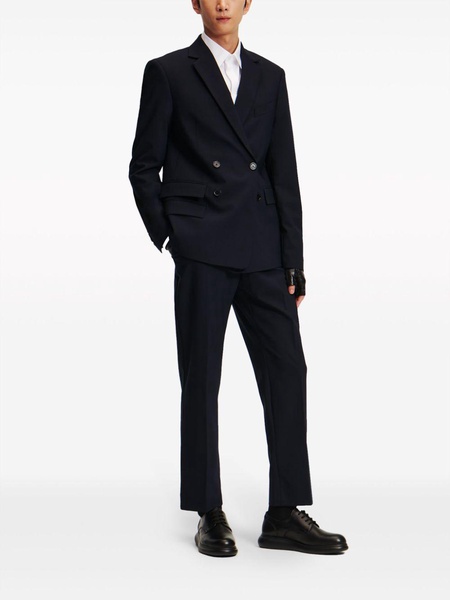 mid-rise tailored trousers