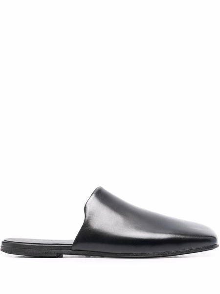 square-toe slip-on mules