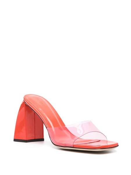 Michele 100mm patent-leather mules