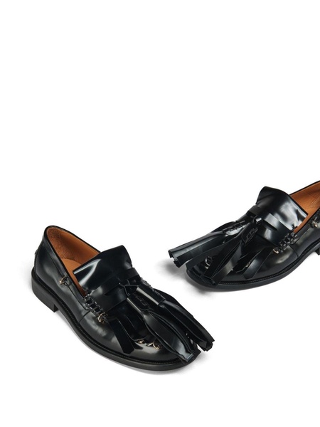 tassel-detail leather loafers