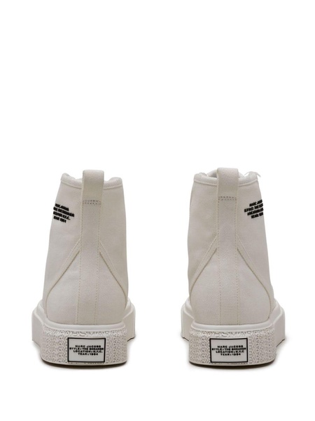 canvas high-top sneakers