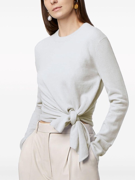 Nalini knot-detail cashmere jumper