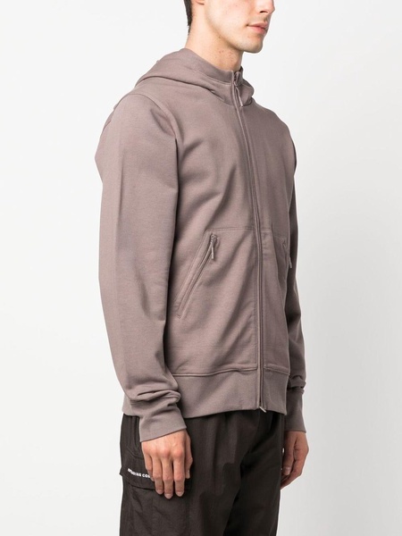 zip-up cotton hoodie