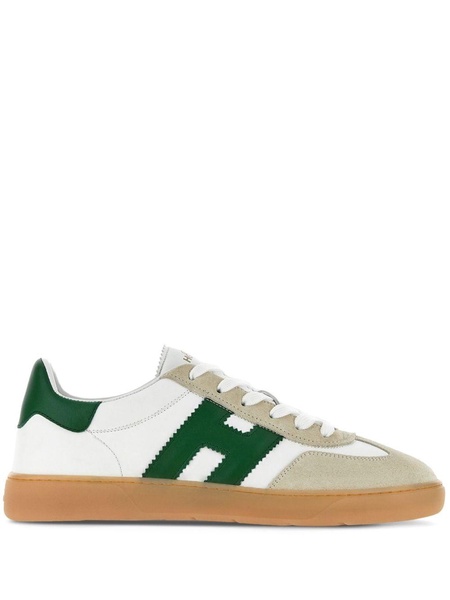 Cool leather panelled sneakers