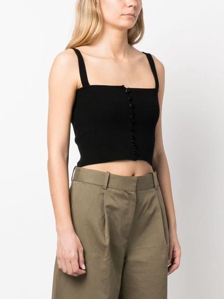 Adia cropped knit top 